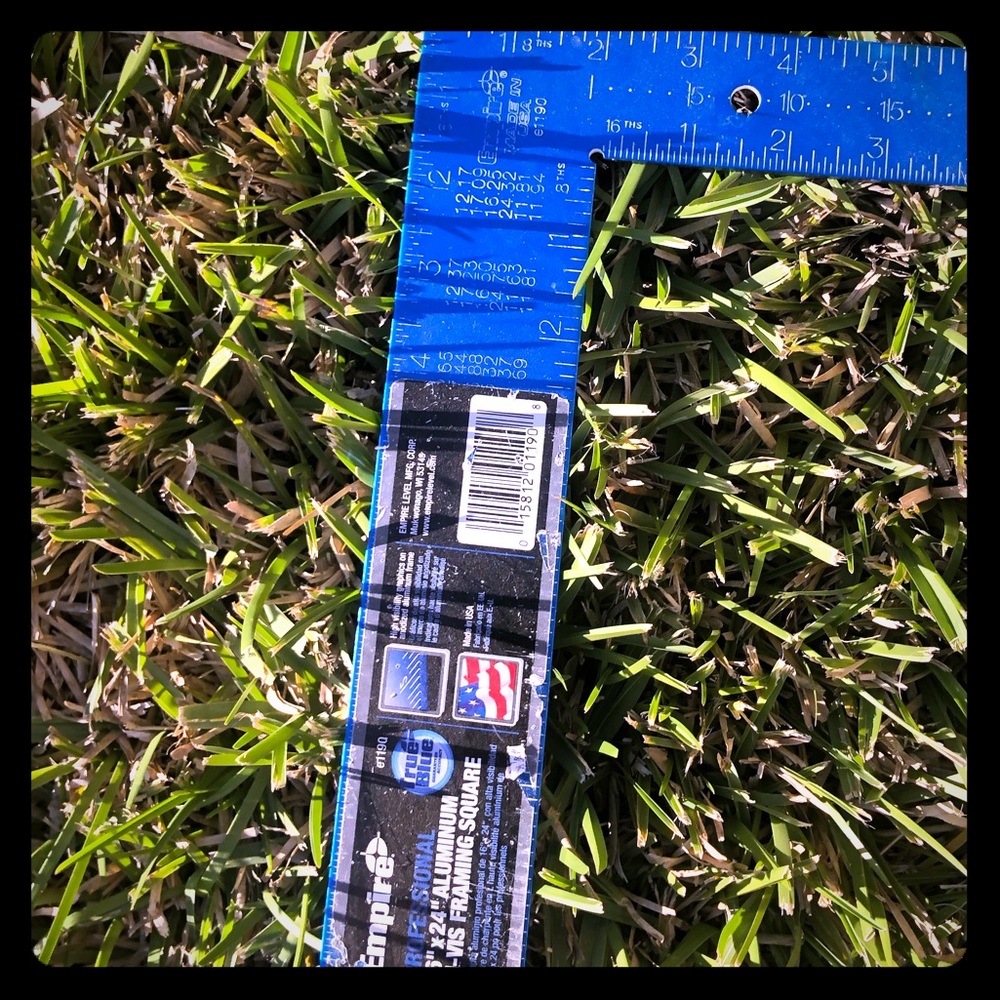 Empire true blue framing square aluminum